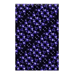 Dark Galaxy Stripes Pattern Shower Curtain 48  X 72  (small)  by dflcprints