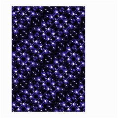 Dark Galaxy Stripes Pattern Small Garden Flag (two Sides) by dflcprints