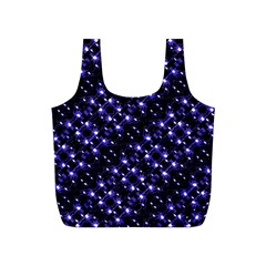 Dark Galaxy Stripes Pattern Full Print Recycle Bags (s)  by dflcprints