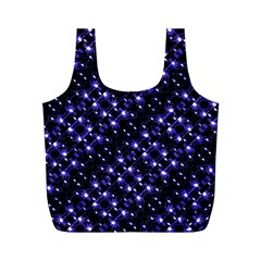 Dark Galaxy Stripes Pattern Full Print Recycle Bags (m)  by dflcprints