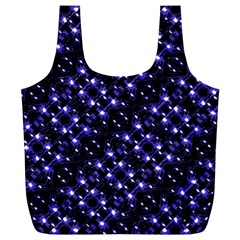 Dark Galaxy Stripes Pattern Full Print Recycle Bags (l)  by dflcprints