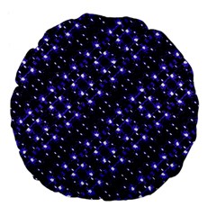 Dark Galaxy Stripes Pattern Large 18  Premium Flano Round Cushions by dflcprints