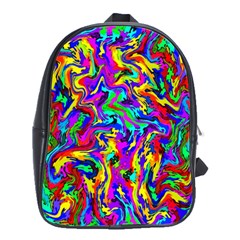 Artwork By Patrick-colorful-18 School Bag (large) by ArtworkByPatrick