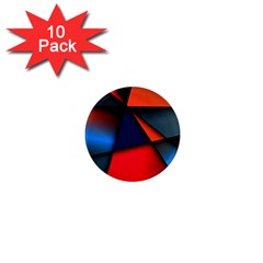 3d And Abstract 1  Mini Magnet (10 pack) 