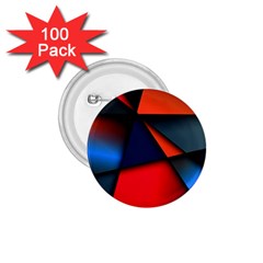 3d And Abstract 1.75  Buttons (100 pack) 