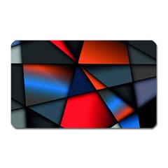 3d And Abstract Magnet (Rectangular)