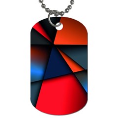 3d And Abstract Dog Tag (Two Sides)