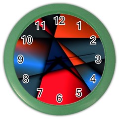 3d And Abstract Color Wall Clocks