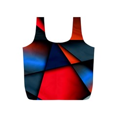 3d And Abstract Full Print Recycle Bags (S) 