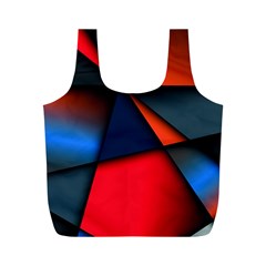 3d And Abstract Full Print Recycle Bags (M) 