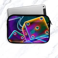 3d Cube Dice Neon Apple Ipad Mini Zipper Cases by Sapixe