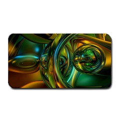 3d Transparent Glass Shapes Mixture Of Dark Yellow Green Glass Mixture Artistic Glassworks Medium Bar Mats by Sapixe