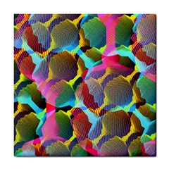 3d Pattern Mix Tile Coasters