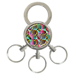 3d Pattern Mix 3-ring Key Chains by Sapixe