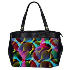 3d Pattern Mix Office Handbags by Sapixe