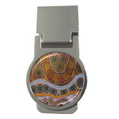 Aboriginal Traditional Pattern Money Clips (round)  by Sapixe