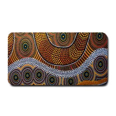 Aboriginal Traditional Pattern Medium Bar Mats by Sapixe