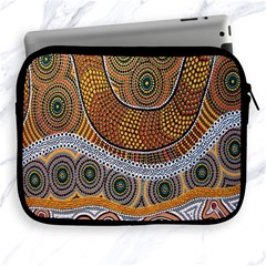 Aboriginal Traditional Pattern Apple Ipad 2/3/4 Zipper Cases by Sapixe