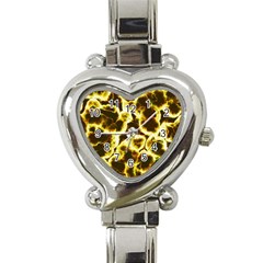 Abstract Pattern Heart Italian Charm Watch