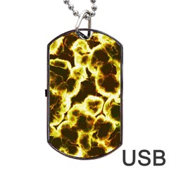 Abstract Pattern Dog Tag Usb Flash (one Side)