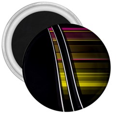 Abstract Multicolor Vectors Flow Lines Graphics 3  Magnets by Sapixe