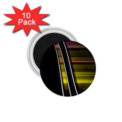 Abstract Multicolor Vectors Flow Lines Graphics 1 75  Magnets (10 Pack)  by Sapixe