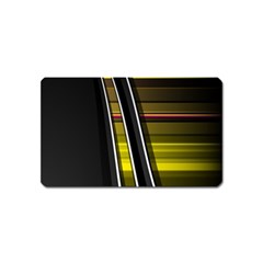 Abstract Multicolor Vectors Flow Lines Graphics Magnet (name Card) by Sapixe