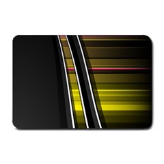 Abstract Multicolor Vectors Flow Lines Graphics Small Doormat  by Sapixe