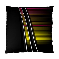 Abstract Multicolor Vectors Flow Lines Graphics Standard Cushion Case (one Side) by Sapixe