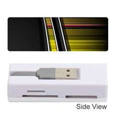 Abstract Multicolor Vectors Flow Lines Graphics Memory Card Reader (stick)  by Sapixe