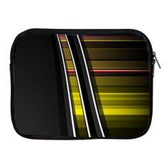 Abstract Multicolor Vectors Flow Lines Graphics Apple Ipad 2/3/4 Zipper Cases by Sapixe