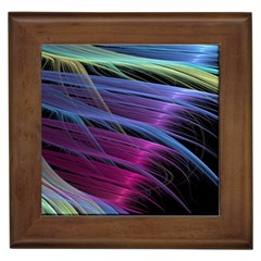 Abstract Satin Framed Tiles