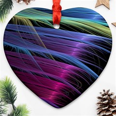 Abstract Satin Ornament (heart)