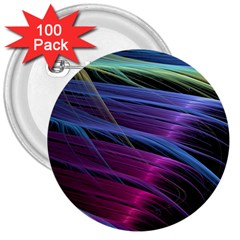 Abstract Satin 3  Buttons (100 Pack)  by Sapixe