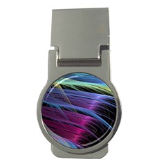 Abstract Satin Money Clips (round)  by Sapixe