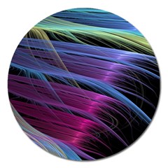 Abstract Satin Magnet 5  (round)