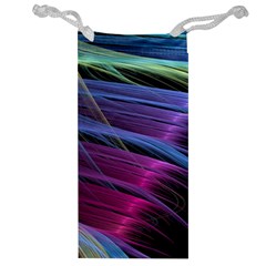 Abstract Satin Jewelry Bag