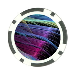 Abstract Satin Poker Chip Card Guard