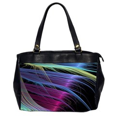 Abstract Satin Office Handbags (2 Sides) 