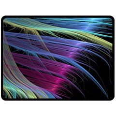 Abstract Satin Fleece Blanket (large) 