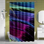 Abstract Satin Shower Curtain 48  x 72  (Small)  Curtain(48  X 72 ) - 42.18 x64.8  Curtain(48  X 72 )