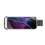 Abstract Satin Portable USB Flash (Two Sides) Front