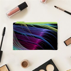 Abstract Satin Cosmetic Bag (xs)