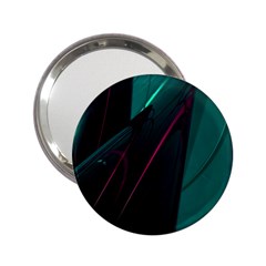 Abstract Green Purple 2 25  Handbag Mirrors