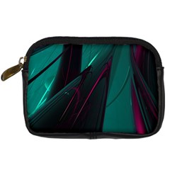 Abstract Green Purple Digital Camera Cases by Sapixe