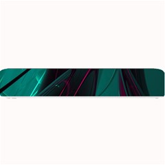 Abstract Green Purple Small Bar Mats