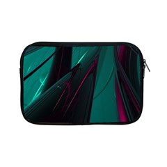 Abstract Green Purple Apple Ipad Mini Zipper Cases by Sapixe