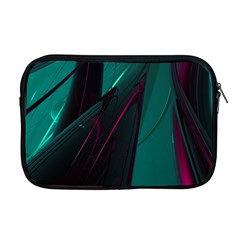 Abstract Green Purple Apple Macbook Pro 17  Zipper Case