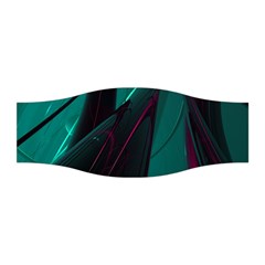 Abstract Green Purple Stretchable Headband