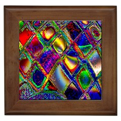 Abstract Digital Art Framed Tiles